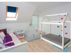 Habitat Et Jardin Lit Cabane pour enfant "Camilla" 140 x 70 cm Blanc Hot