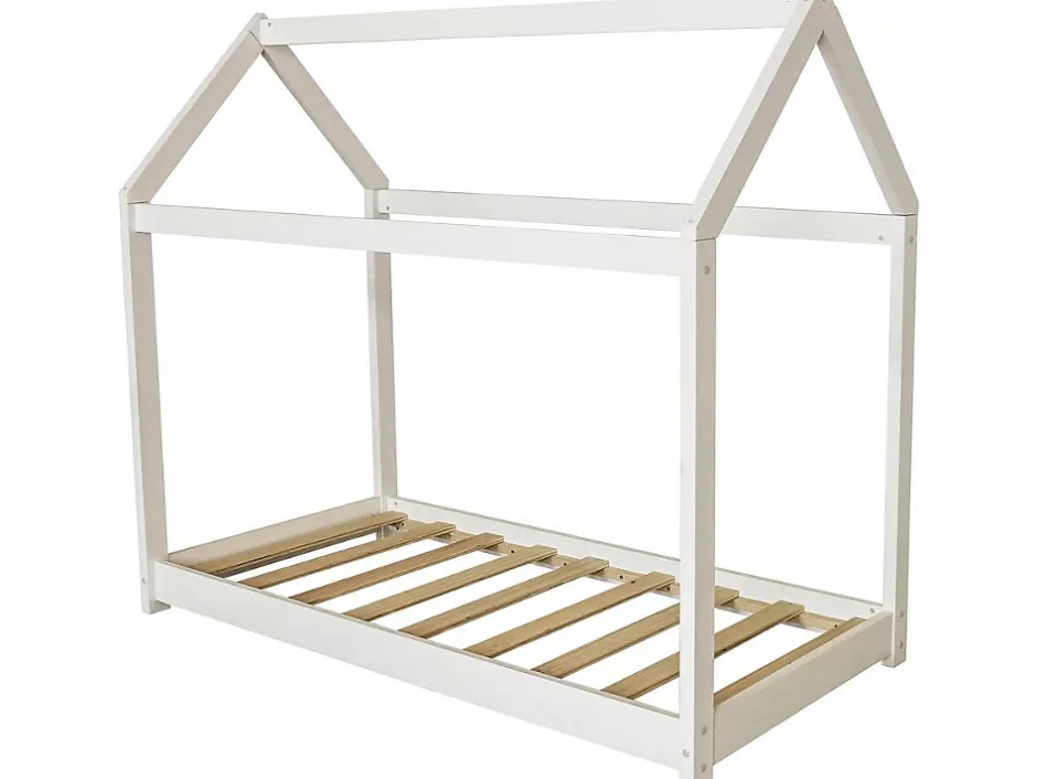 Habitat Et Jardin Lit Cabane pour enfant "Camilla" 140 x 70 cm Blanc Hot