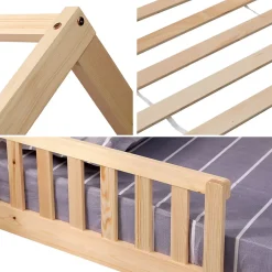 Happy Garden Lit cabane pour enfant 190x90cm en bois MARCEAU - Sale