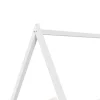 Idimex Lit cabane SILA 90 x 190 cm, en pin massif blanc Best