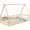 Idimex Lit cabane SILA 90 x 190 cm, en pin massif naturel New