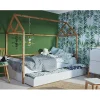 Petits-Meubles Lit cabane 90x200 sommier et tiroir inclus Bellamy Lotta Blanc Online