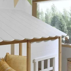Petits-Meubles Lit cabane 90x200 sommier inclus Vipack Housebed Blanc et bois Online