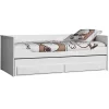 Enfant Petits-Meubles Lit capitaine 90x200 Sommier Inclus Vipack Robin - Blanc
