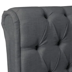 Weber Industries Lit CHELSEA 140x190+ 4 tiroirs + sommier / Gris foncé Online