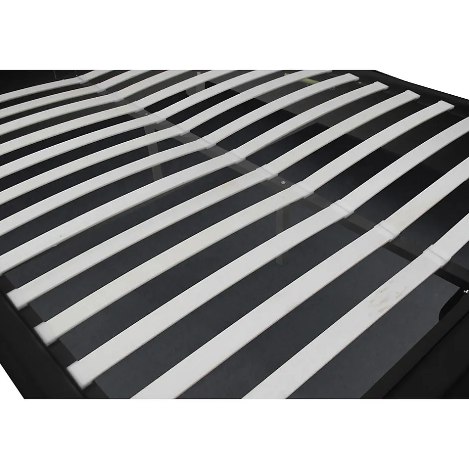 Concept Usine Lit coffre 140 x 190 cm noir - KENNINGTON
