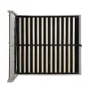Gutent Lit coffre 160 x 200 cm,lit hydraulique,Lit rembourré, avec espace de rangement, tête de lit réglable,PU,gris Best