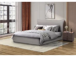 Palozi Home Lit coffre double "Megeve" 140 x 200 cm Gris