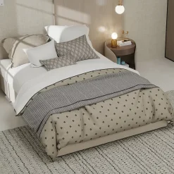 Okwish Lit Coffre Double 140x200 cm, Lit Adulte et Ado avec Vérins Hydrauliques, Cadre Moderne, Velours Hollandais Beige, Sans Matelas Best