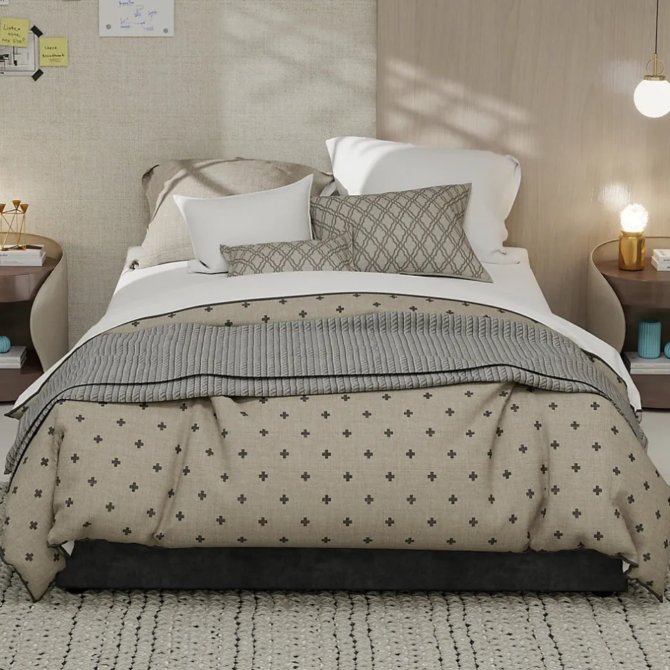 Okwish Lit Coffre Double 140x200 cm, Lit Adulte avec Vérins Hydrauliques et Rangement Intégré, Cadre Robuste, Velours Gris