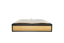 Concept Usine Lit coffre industriel 140 x 190 cm - JERSEY Discount