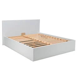 Weber Industries Lit coffre MADRID 140x200 + 1 sommier / Blanc