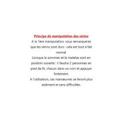 Weber Industries Lit coffre MADRID 140x200 + 1 sommier / Blanc