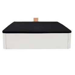Weber Industries LIT COFFRE SPIRO 140x190cm + 1 SOMMIER / BLANC Outlet