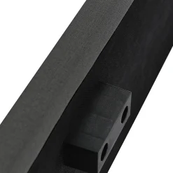 Okwish Lit coffre 160x200 cm - Lit double rembourré Gris avec sommier à lattes - Lin - Sans Matelas