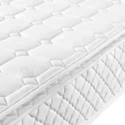 Okwish Lit coffre 160x200 cm - Lit double capitonné avec sommier à lattes - Lin - Matelas Inclus - Gris Hot