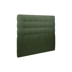 Sommeil De Plomb Lit coffre 180x200cm avec tête de lit capitonnée Tissu Vert - Hauteur totale : 39cm Hot