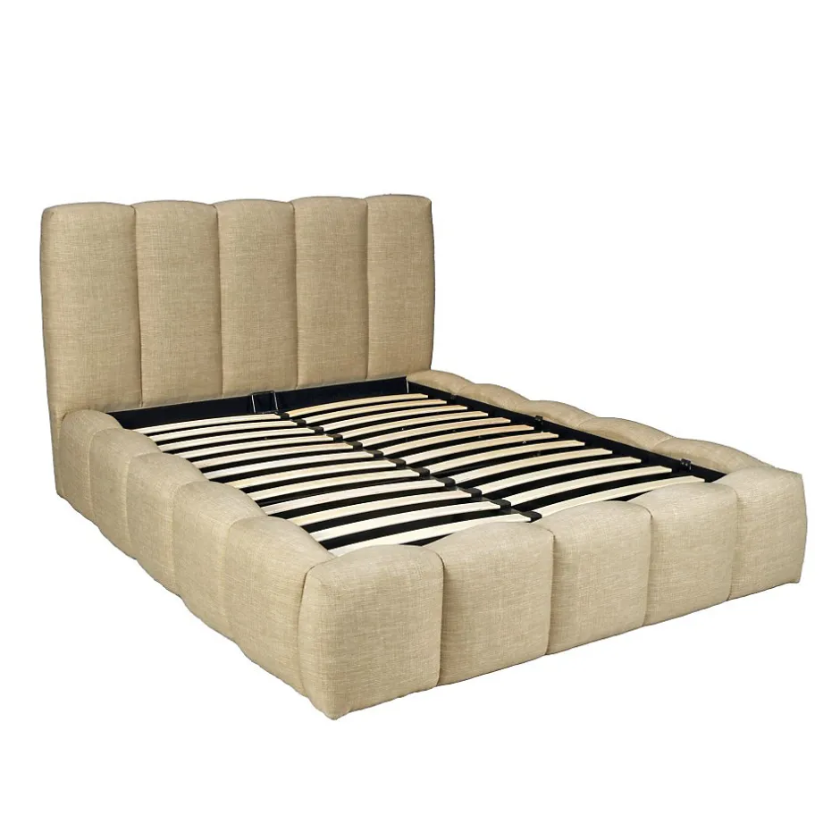 Weber Industries Lit coffre 140x190cm NEST + 1 sommier / Beige
