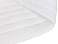 Mobilier1 Lit continental Baltimore 148, Double, Vert, Tissu, Disponible Clearance