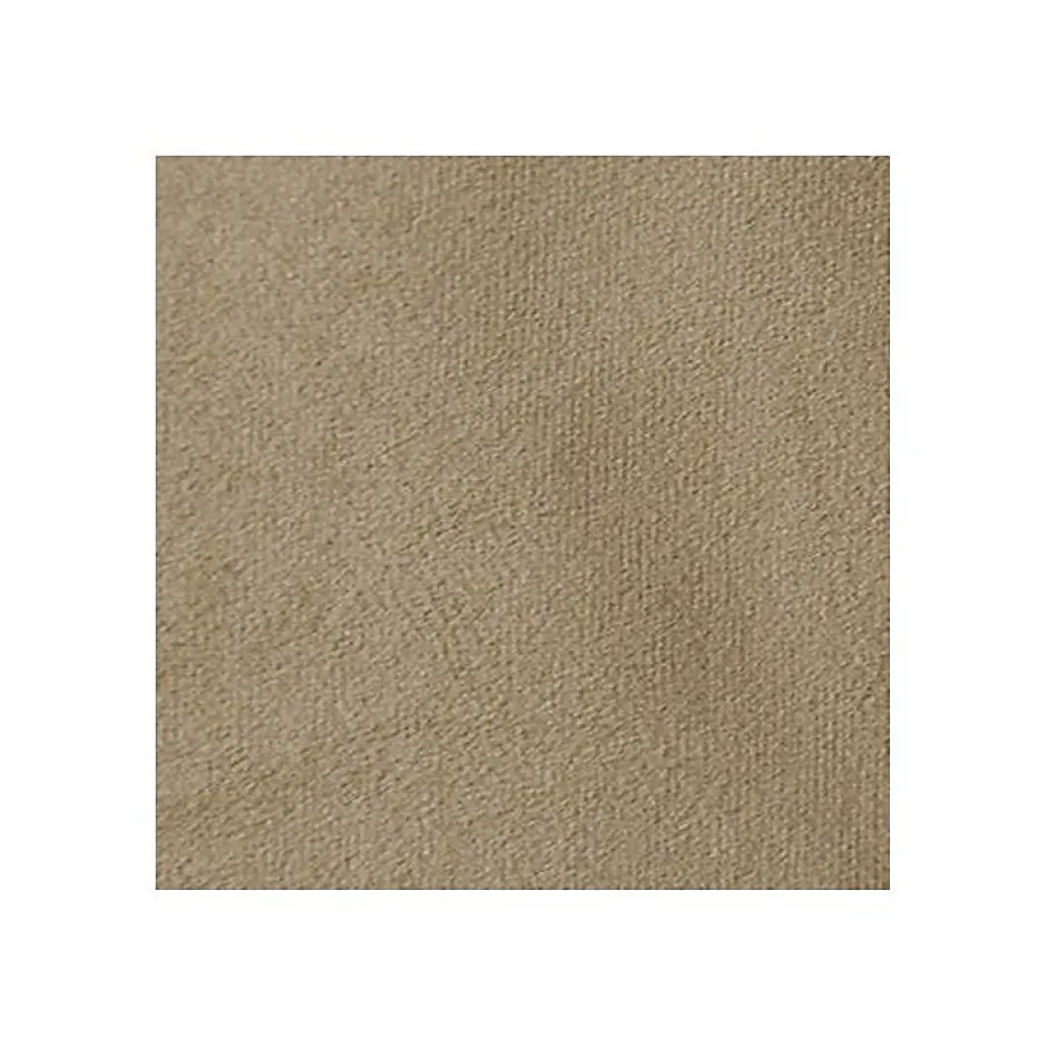 Mobilier1 Lit continental Pomona 112, Double, Brun clair, Tissu, Disponible