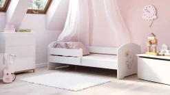 Kobi Lit d'enfant LUK avec balustrade 160x80 Eléphant Sale