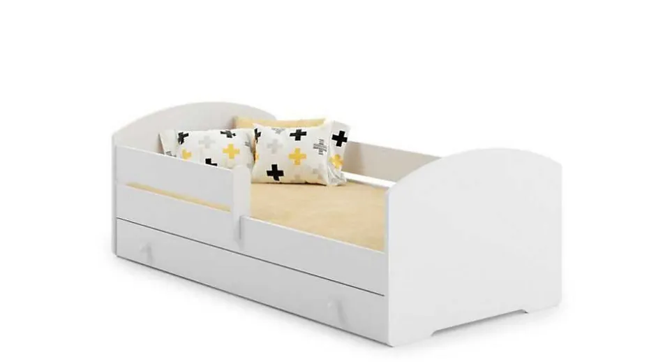Kobi Lit d'enfant LUK avec tiroir et tringle 180x80