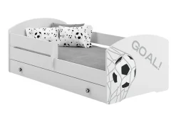 Kobi Lit d'enfant LUK avec tiroir et tringle 140x70 GOL Hot