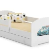 Kobi Lit d'enfant LUK avec tiroir et tringle 160x80 Police