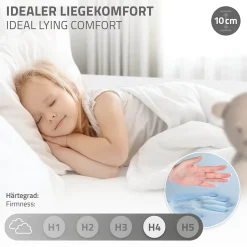 Ml-Design Lit d'enfant Tipi 70x140 cm blanc en bois de pin massif avec sommier matelas style indien Discount