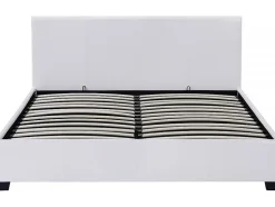 Habitat Et Jardin Lit double avec coffre "Carla" - 140 x 190 cm - Blanc Hot