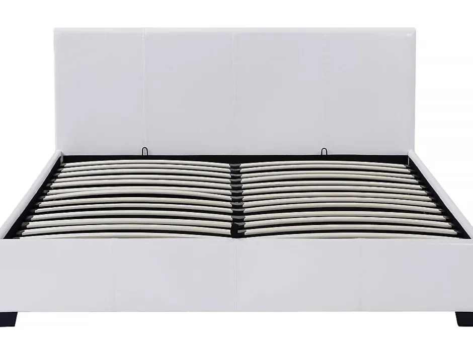 Habitat Et Jardin Lit double avec coffre "Carla" - 140 x 190 cm - Blanc Hot