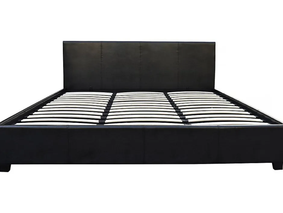 Habitat Et Jardin Lit double avec coffre "Carla" - 140 x 190 cm - Noir