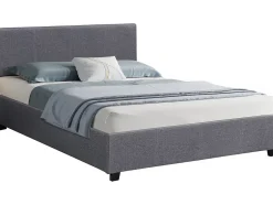 Habitat Et Jardin Lit double avec coffre "Carla" 140 x 190 Gris New
