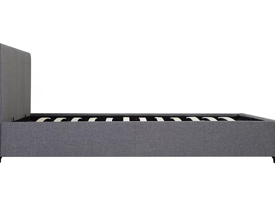 Habitat Et Jardin Lit double avec coffre "Carla" 140 x 190 Gris New