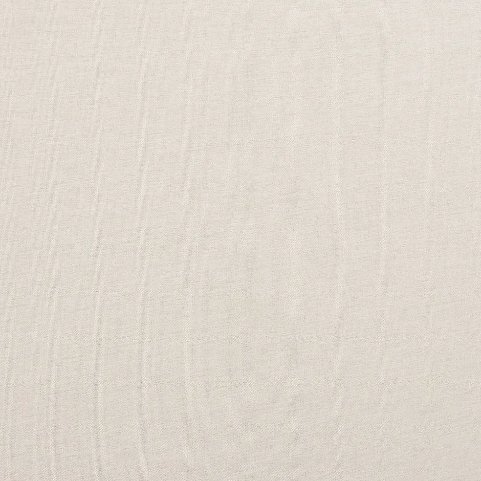 Idimex Lit double BELARTI 140 x 190 cm rembourré, revêtement en tissu - Blanc crème