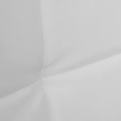 IDMarket Lit double CHARLOTTE avec tête de lit et sommier 160 x 200 cm PVC blanc