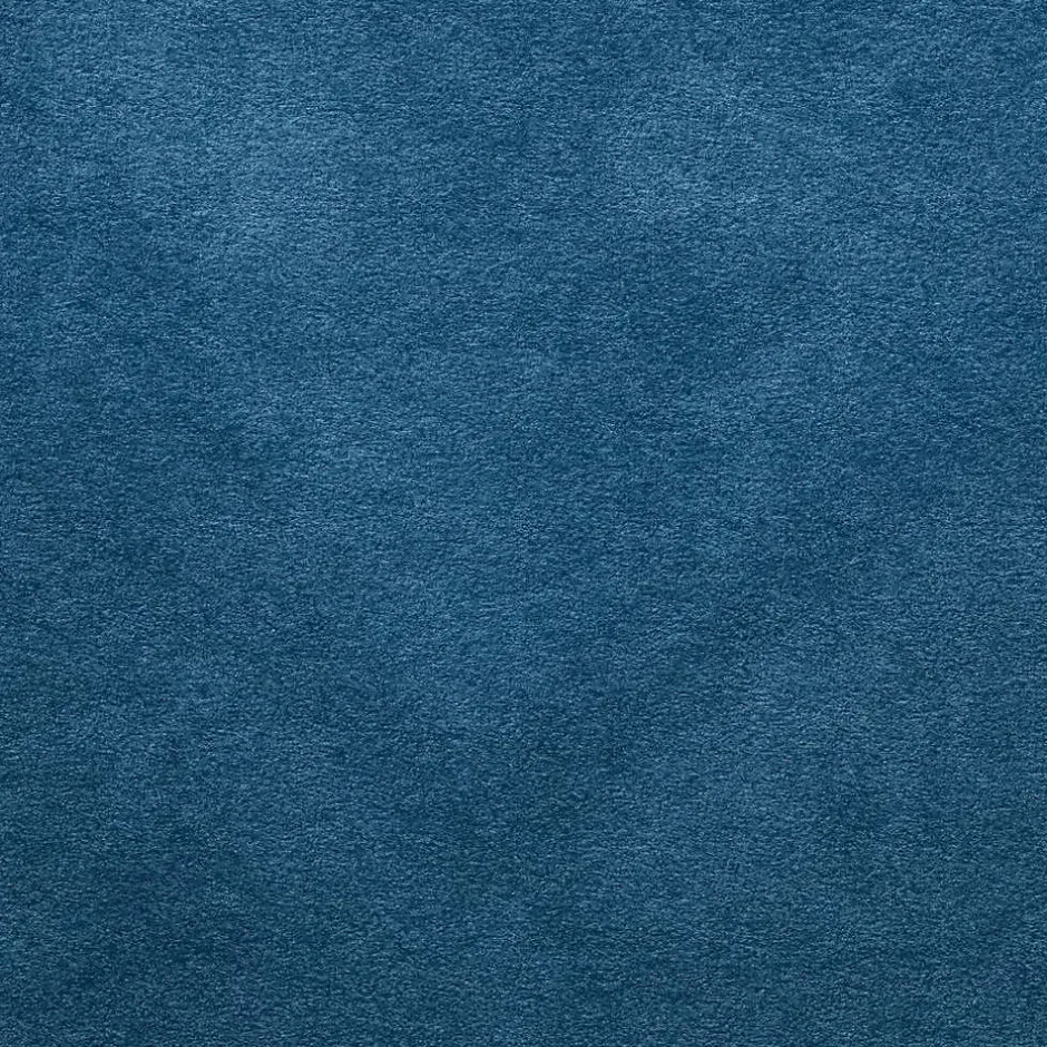 Talamo Italia Lit double Dangel, Lit coffre avec revêtement en tissu, Ouverture frontale, adapté pour matelas 160x200 cm, Bleu Outlet