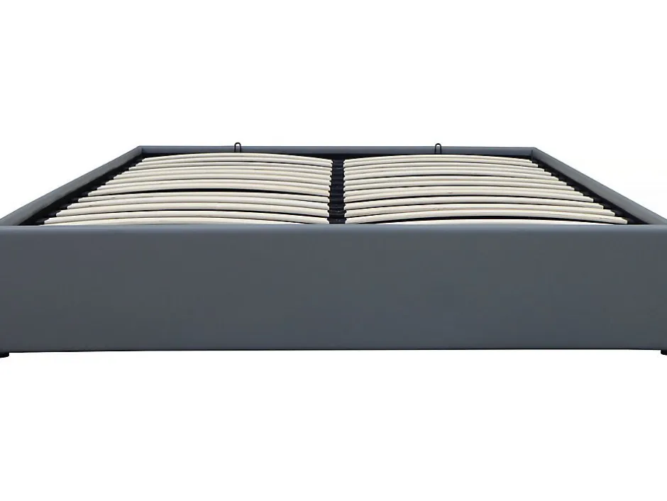 Habitat Et Jardin Lit double en PVC avec coffre "Ava" 140 x 190 cm Gris