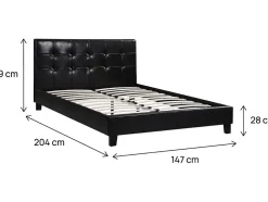 Habitat Et Jardin Lit double en pvc