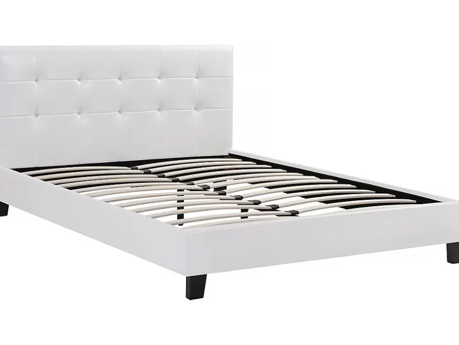Habitat Et Jardin Lit double en pvc "Julia" 180 x 200 Blanc Outlet