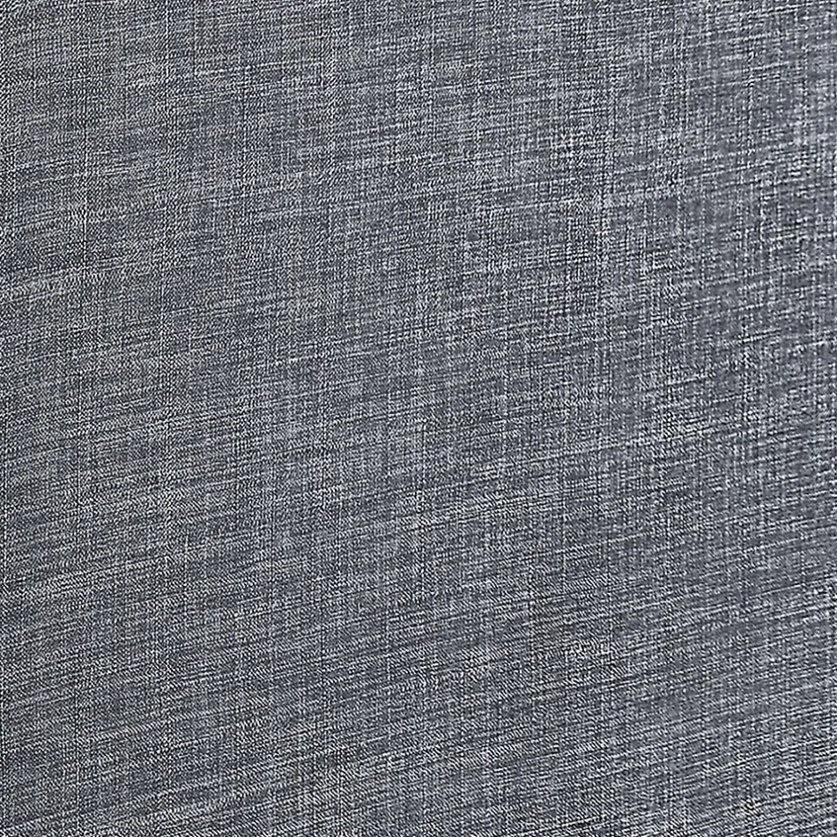 IDMarket Lit double scandinave BALTA avec tête de lit et sommier 140 x 190 cm tissu gris anthracite