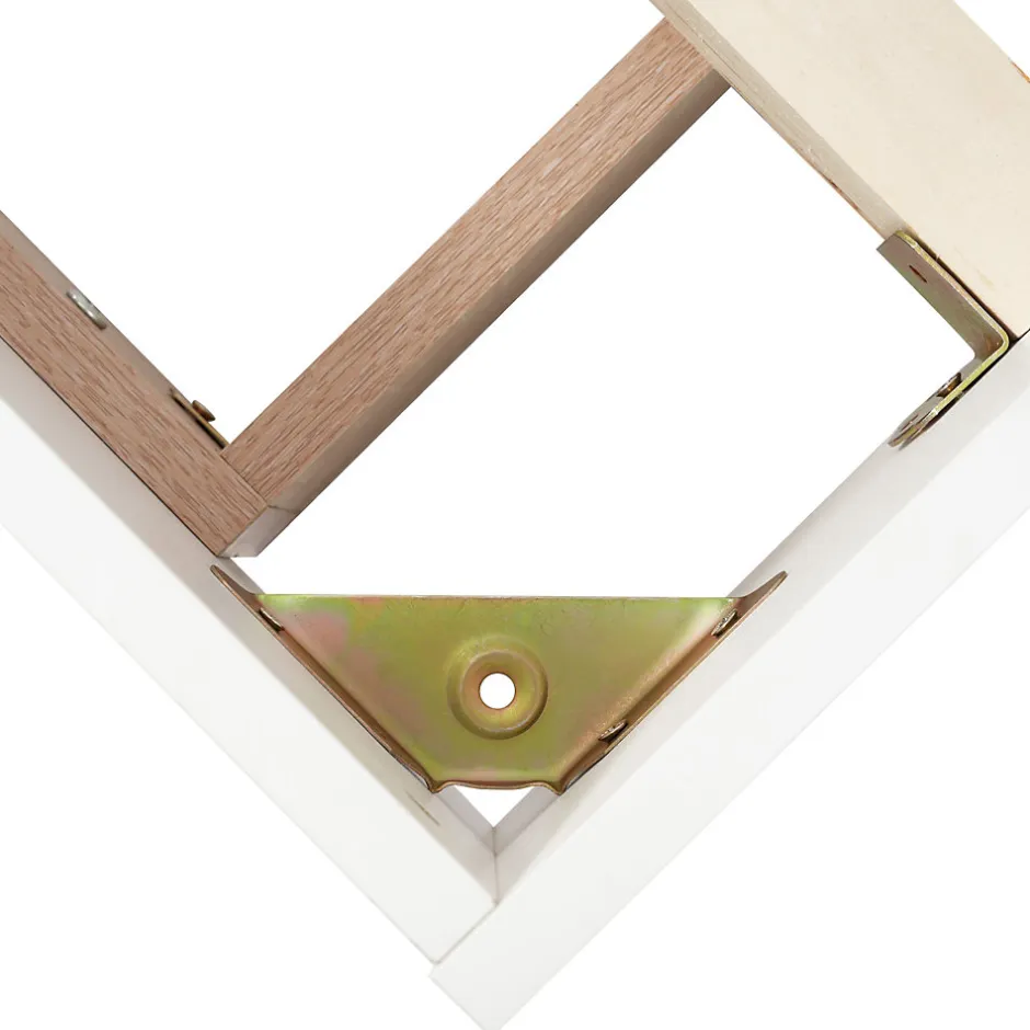 Generique Lit double 180x200 cm - Lit adulte flottant en bois massif avec sommier à lattes - Bois massif - Sans Matelas - Naturel