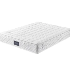 Okwish Lit double 160x200 cm - Lit rembourré avec tête de lit capitonnée - Lin - avec Matelas - Beige Online