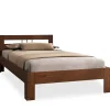 Idimex Lit en bois THEO 100 x 200 cm - Coloris châtaignier Discount