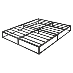 [En.Casa] Lit en métal Trerunta acier 180 x 200 cm noir en.casa