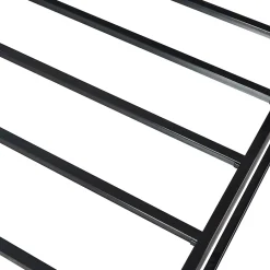 [En.Casa] Lit en métal Trerunta acier 90 x 200 cm noir en.casa Best