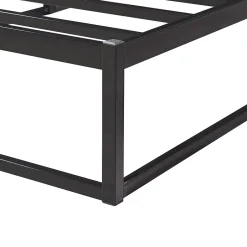 [En.Casa] Lit en métal Trerunta acier 90 x 200 cm noir en.casa Best