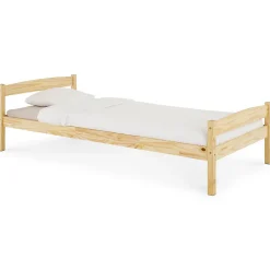Idimex Lit en pin BORIS, 90 x 200 cm, vernis naturel