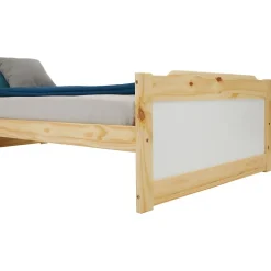 Idimex Lit en pin FRITZ, 90 x 200 cm, coloris naturel et blanc Outlet