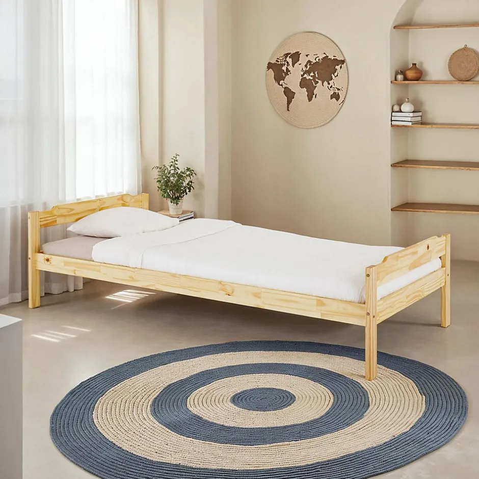Idimex Lit en pin MORITZ, 90 x 200 cm, vernis naturel